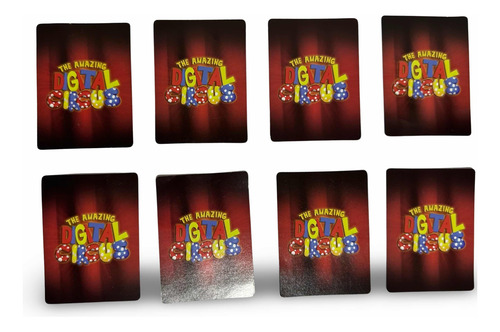 Figura Ragatha Amazing Circus Digital + 3 Tarjetas Al Azar