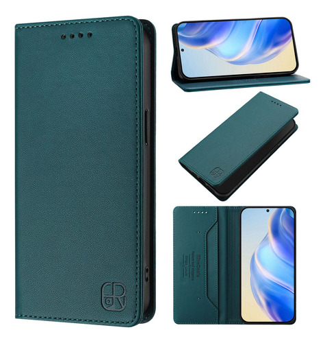 Funda De Piel Tipo Cartera Con Ranura Para Motorola G Pure 2021