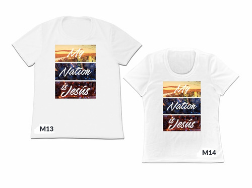Camisetas Cristianas Para Dama Caballeros Niños Algodon