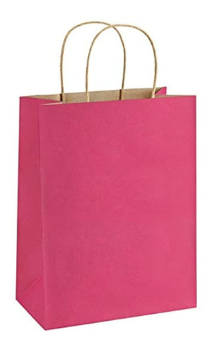 Bolsas De Regalo Bagdream De Color Rosa Caliente, 8.0 X 4.1