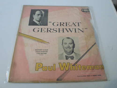 Paul Whiteman - Great Gershwin - Vinilo Argentino