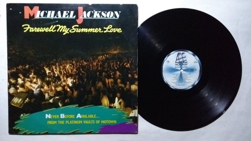 Michael Jackson Farewell My Love Lp Motown De Coleccion