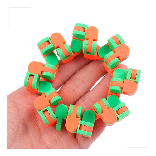 Fidget Toy Pop It Toy Snake Ride, desmonta Wack Track, de colores
