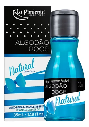 Óleo Lubrificante Íntimo Beijável Algodão Doce Sabor Natural | MercadoLivre