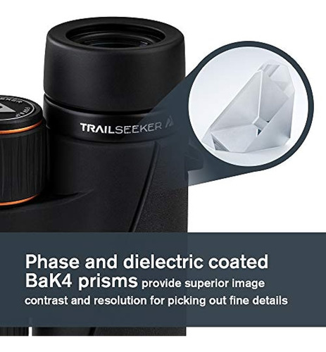 Celestron - Binoculares Trailseeker 8x42 - Óptica Totalmente