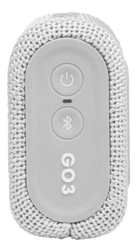 Parlante JBL Go 3 portátil con bluetooth white