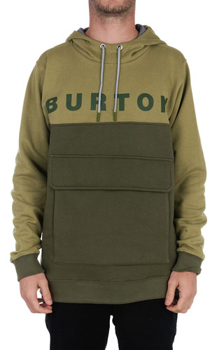 Buzo Canguro Hombre Burton Big Half Pullover Hoodie