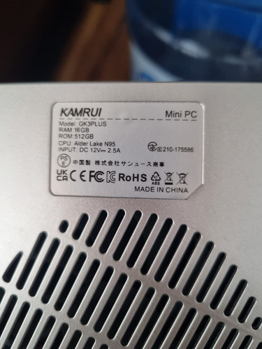 Mini Pc Kamrui Gk3plus (Usado)