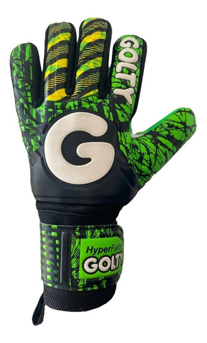 Guante De Futbol Golty Hyperfaster Competicion Latex Natural