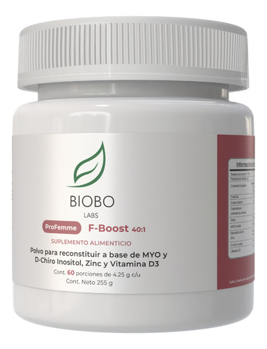 Profemme F-boost En Polvo 255g Sabor Sin sabor