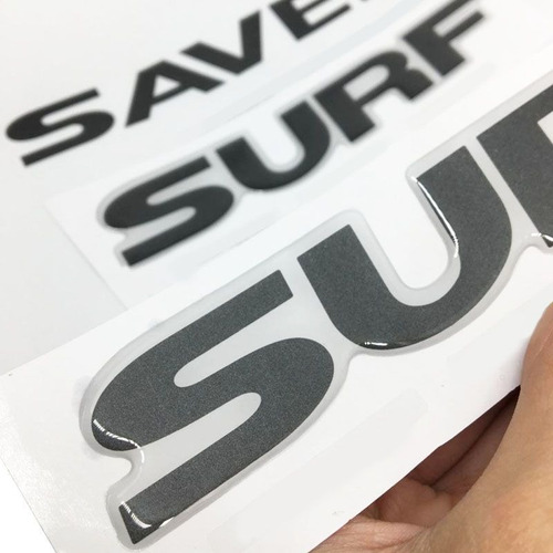 Imagem 4 de 6 de Kit Faixa Saveiro Surf 2015/2016 Adesivo Completo Grafite