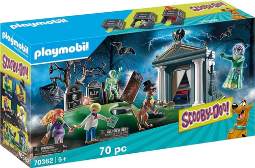 Figura Armable Playmobil Scooby-doo! Aventura En Cementerio Cantidad de piezas 70