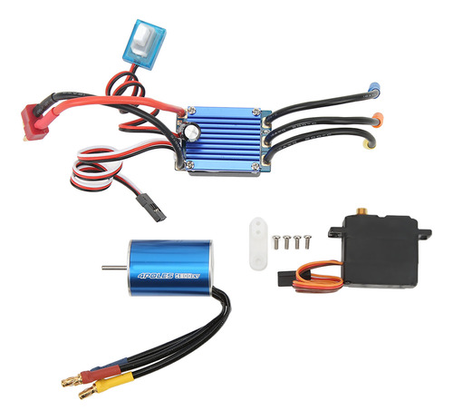 Motor Sin Escobillas 2435 25a Esc De 2,2 Kg Servo Rc De 4800