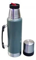 Comprar Termo Con Pico Cebador De Acero Mantiene Frio Calor Cebador