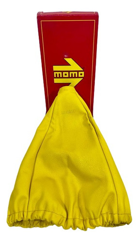 Forro De Cuero Para Palanca De Cambios Momo Elegance Yellow