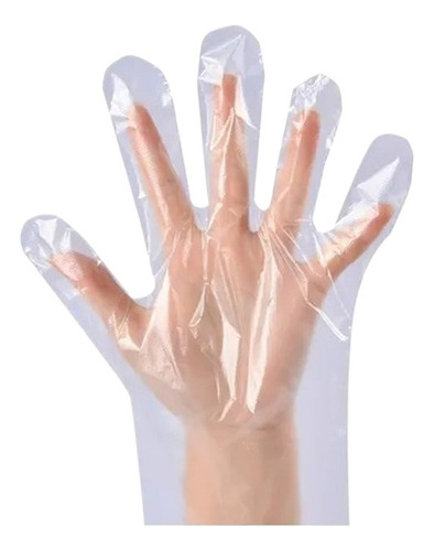 Z Guantes Desechables 800 Piezas Material Pe Transparente X