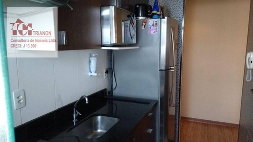 Apartamento Com 2 Dormitórios À Venda, 45 M² Por R$ 230.000,00 - Parque São Vicente - Mauá/sp - Ap3060