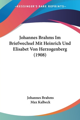 Libro Johannes Brahms Im Briefwechsel Mit Heinrich Und El...