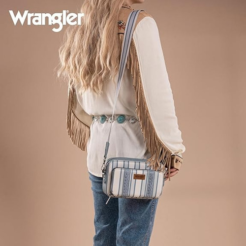 Cartera Deportiva Wrangler Cowgirl C Importada Original Jean Rayas