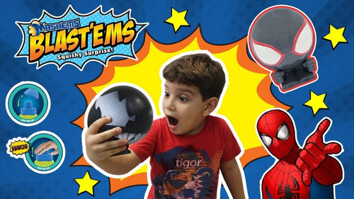 Kit C/ 2 Ovo Hatchems Mashems Homem Aranha Spider Man Surpes