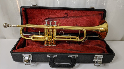 Trompete Yamaha Ytr 3335 Sib Original Completo - Somos Loja