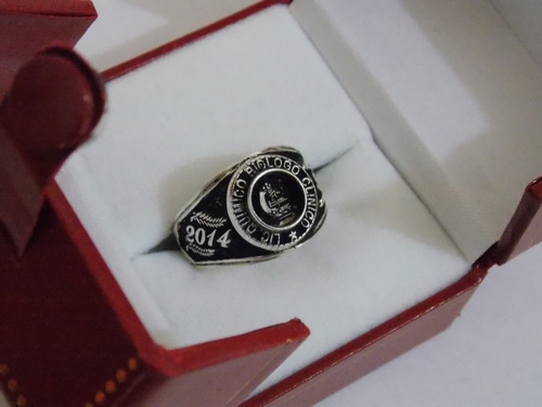 Anillo De Graduación Químico Biólogo Clínico Plata .925