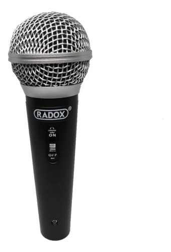Micrófono Dinámico Metalico Radox 490-140