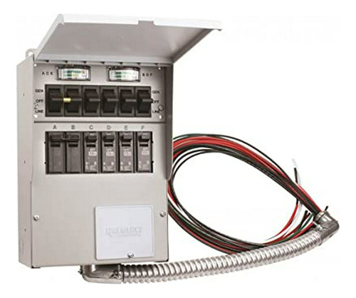 306c Pro - Tran 30-amp-6 Circuito 2 Interruptor De Transfere