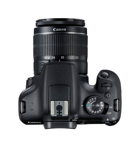 Canon EOS Rebel Kit T7 + lente 18-55mm IS II DSLR color negro