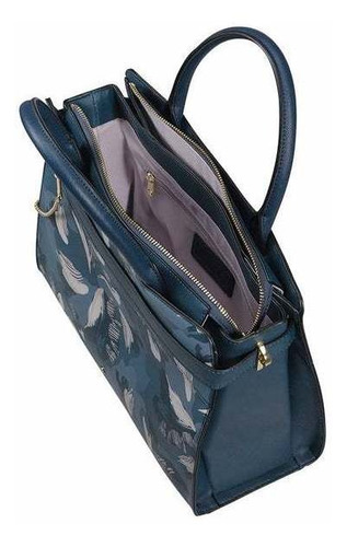 Bolsa Mediana Nueva Original Samsonite Pro/ Print Blue