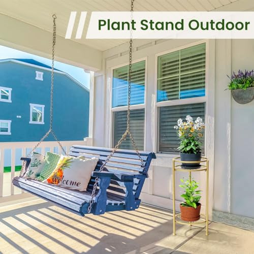 H Homexin Soporte De Planta Interior Al Aire Libre, 2 Nivele