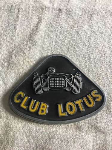 Insignia Metalico Club Lotus Auto Ingles Seven Mk Escudo