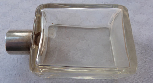 Monijor62-antigua Botella Perfumero Tapa Plata Fracesa (Usado)