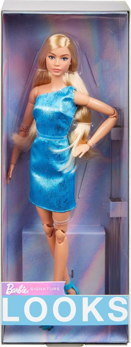 Muñeca Barbie Looks #23 Original, Cabello Largo Y Rubio