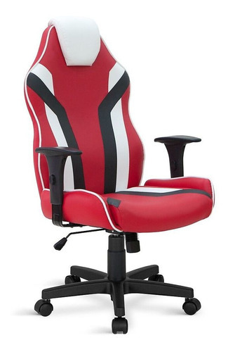 Cadeira Gamer Obeso Plus Size Giratória Relax Cor Vermelho