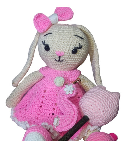 Guapa Y Hermosa Coneja, En Estilo Amigurumi Tejido Crochet