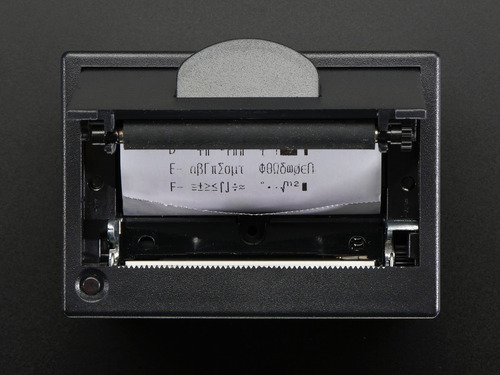 Imagen 5 de 7 de Adafruit Mini Impresora Termica Para Arduino, Ttl Serial Usb