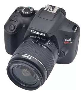 Cámara Digital Canon Eos Rebel T6 Con 18-55mm F/3.5-5.6 Iii