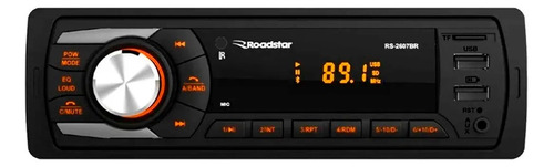 Som automotivo Roadstar RS-2607BR com USB, bluetooth e leitor de cartão SD