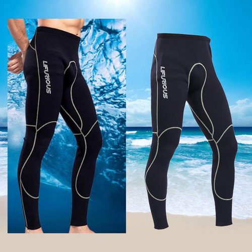 Pantalones De Neopreno Para Hombre, Pantalones De Negro L