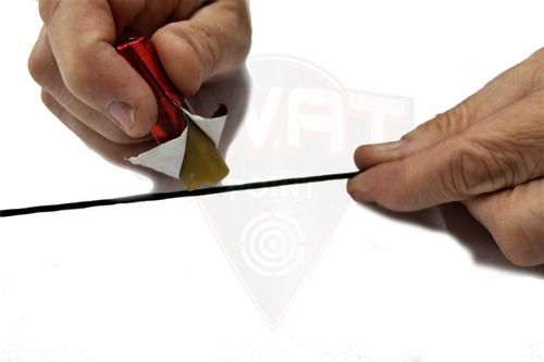 Imagen 2 de 10 de Cera Profesional Para Cuerdas Arcos Ballestas + Trozo Cuero