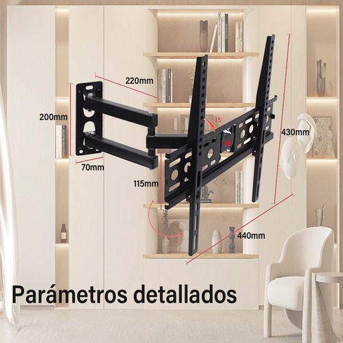 Soporte Base Brazo Para Pantalla Tv Monitor 26 40'' 55 Pulgadas,base Para Tv,soporte Tv Articulado