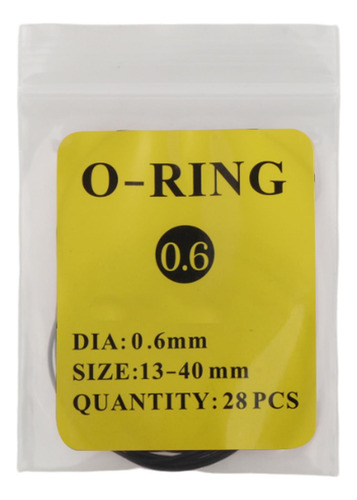 3 Juntas De Sellado Redondas Para 0,6 Mm De Calibre