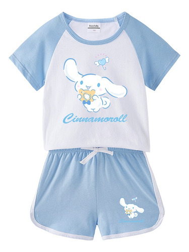 Traje Deportivo De Manga Corta Para Niños Con Cinnamoroll