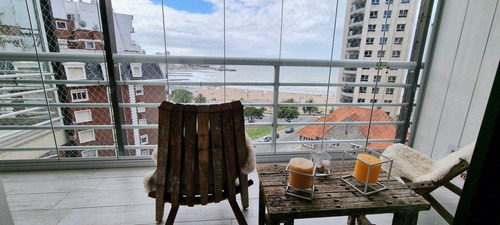Imagen 29 de 30 de Departamento Tres Ambientes Con Dependencia De Servicio, Balcon Y Vista Panoramica Al Mar Y La Ciudad. Cochera. Baulera. Piscina.