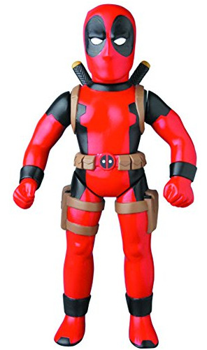 Medicom Marvel Retro Deadpool Sofubi Action Figure Sy6er