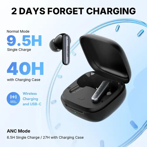 Fone De Ouvido Earfun Air Pro 4i High-res Ldac Anc 50db Negro