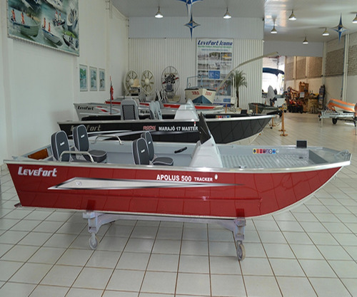 Imagem 1 de 8 de Lancha De Alumínio Apolus 500 Tracker + Motor 50 Hp Mercury