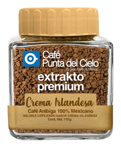 Café Liofilizado Punta Del Cielo Crema Irlandesa 110g Solubl