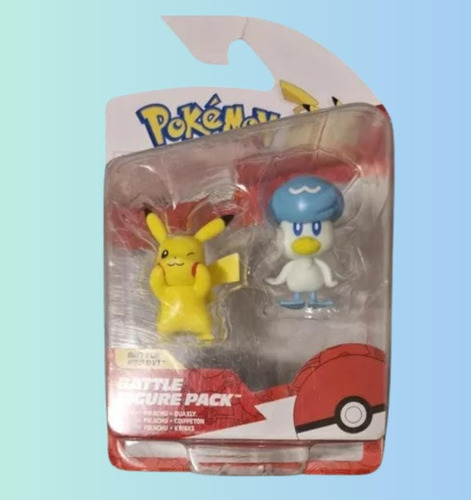 Pokemon Battle Figure Pack Pikachu + Quaxly